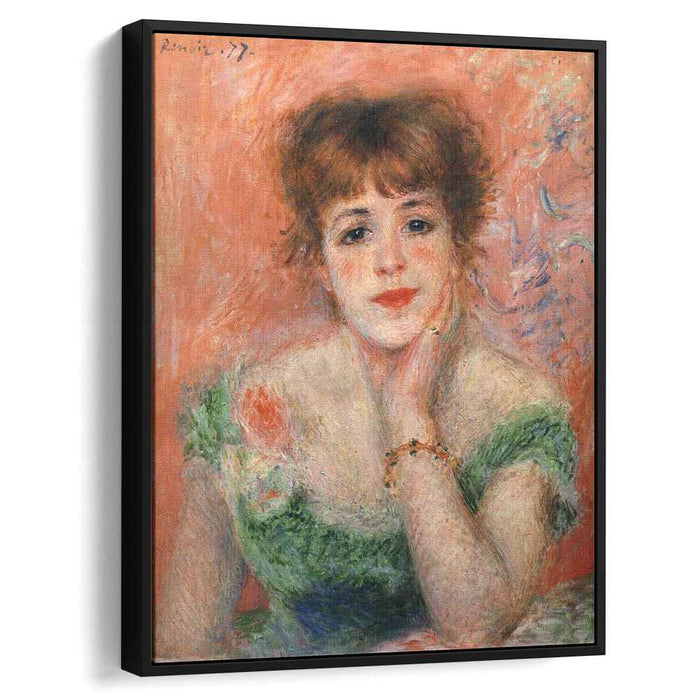 Jeanne Samary in a Low Necked Dress (1877) by Pierre-Auguste Renoir