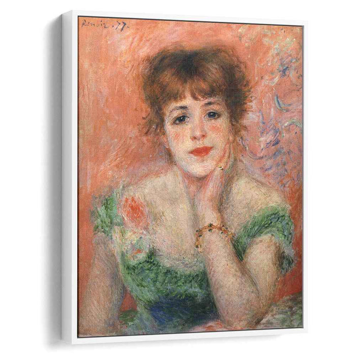 Jeanne Samary in a Low Necked Dress (1877) by Pierre-Auguste Renoir
