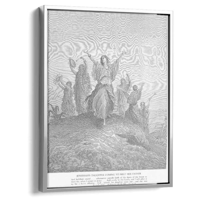Jephthah's Daughter Comes to Meet Her Father by Gustave Dore