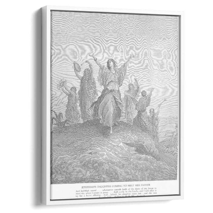Jephthah's Daughter Comes to Meet Her Father by Gustave Dore