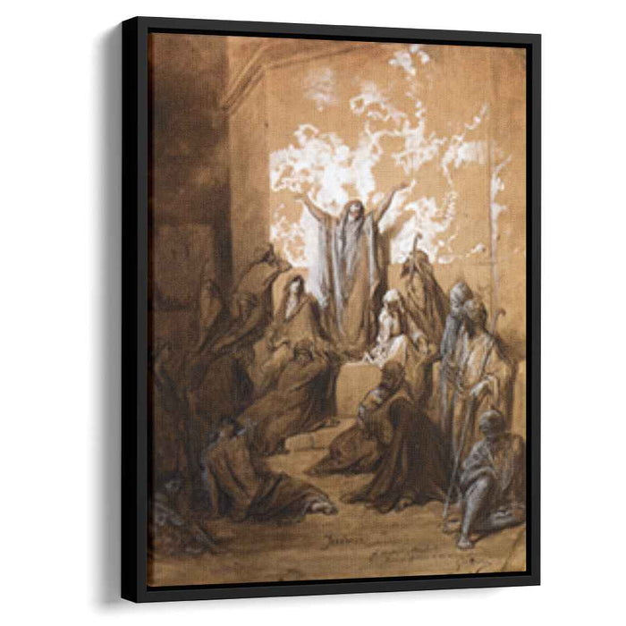 Jeremiah Preaching to His Followers by Gustave Dore