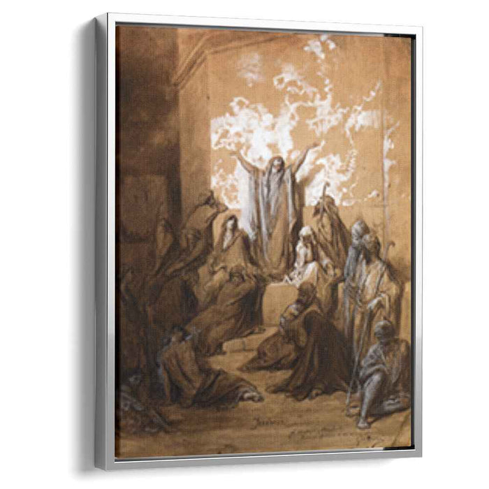 Jeremiah Preaching to His Followers by Gustave Dore