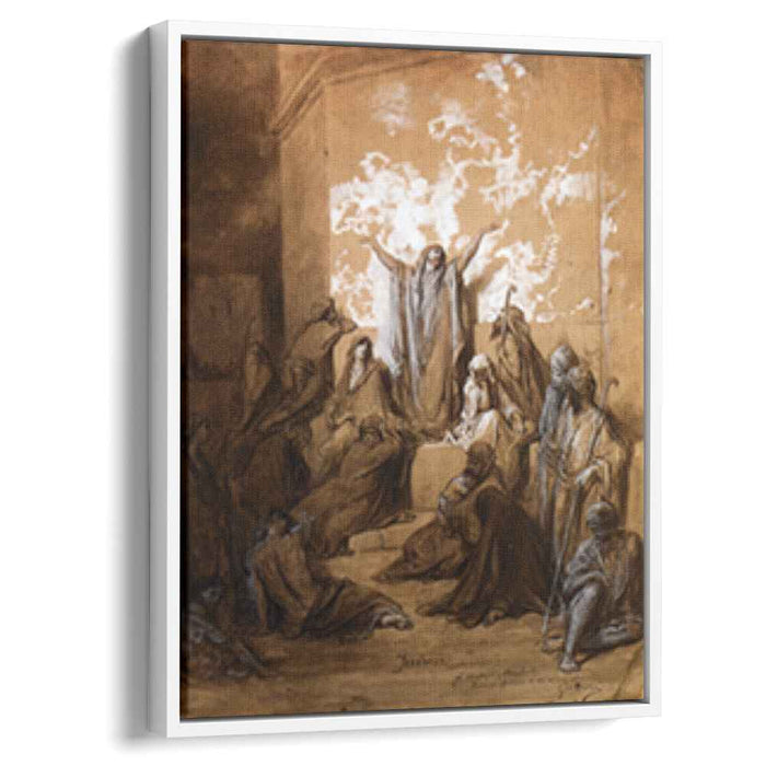 Jeremiah Preaching to His Followers by Gustave Dore