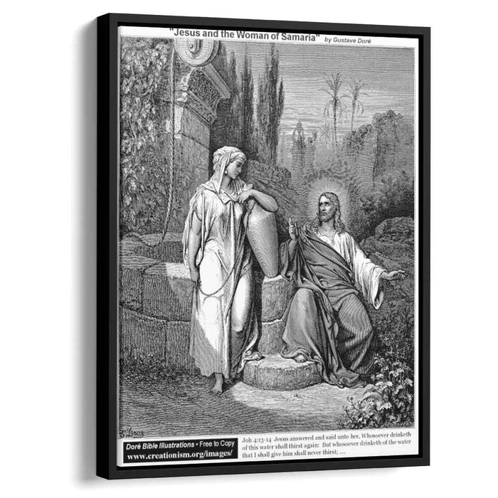 Jesus And The Woman Of Samaria by Gustave Dore