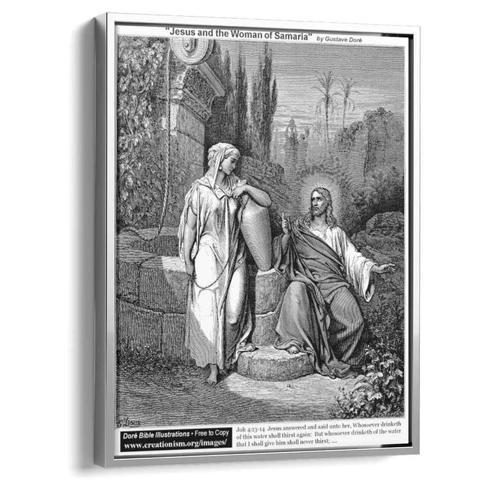 Jesus And The Woman Of Samaria by Gustave Dore