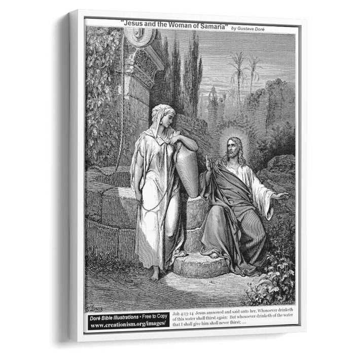 Jesus And The Woman Of Samaria by Gustave Dore