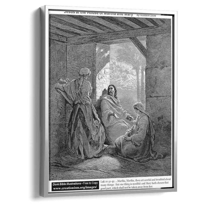 Jesus At The House Of Martha And Mary by Gustave Dore