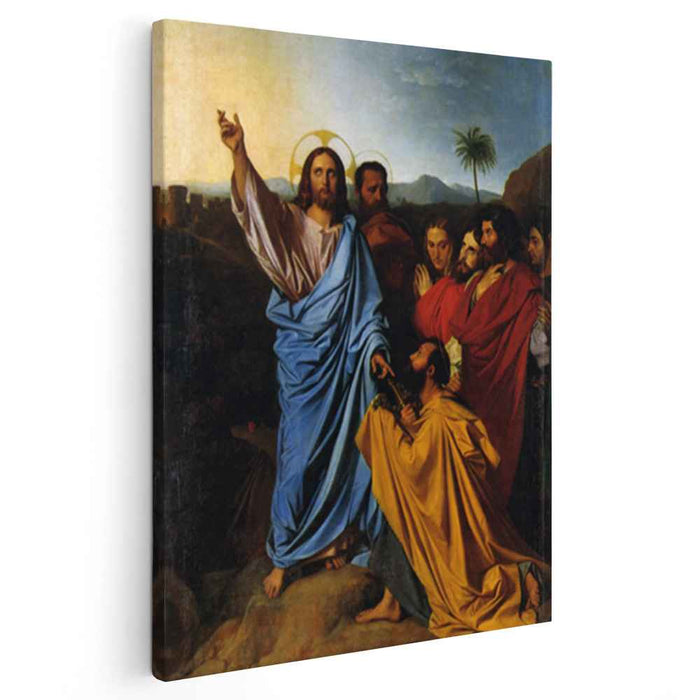 Jesus Returning the Keys to St. Peter (1820) by Jean Auguste Dominique Ingres
