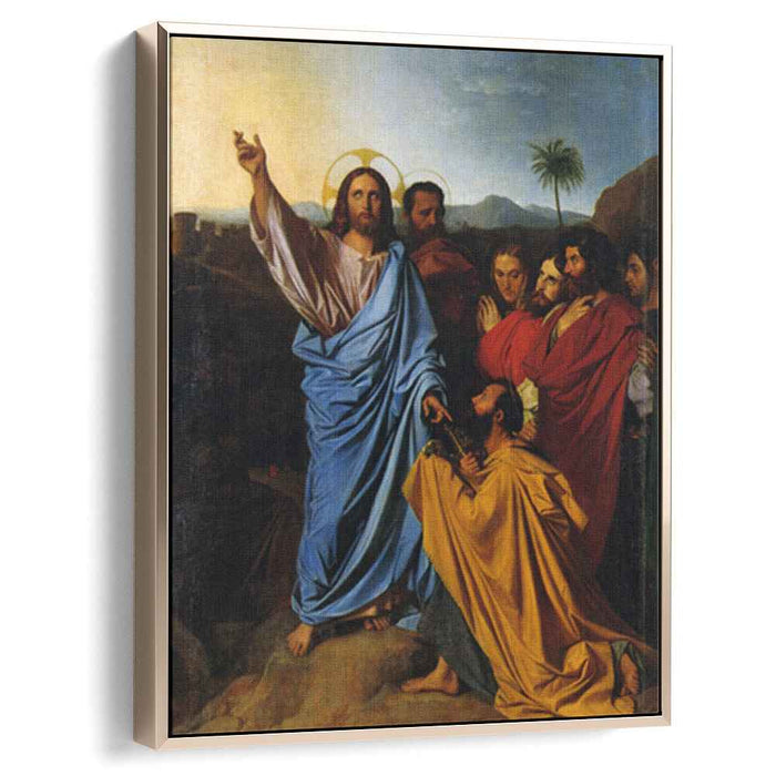 Jesus Returning the Keys to St. Peter (1820) by Jean Auguste Dominique Ingres