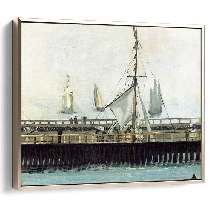 Jetty at Boulogne (1868) by Edouard Manet