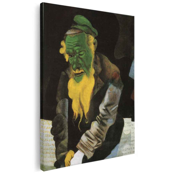Jew in Green (1914) by Marc Chagall