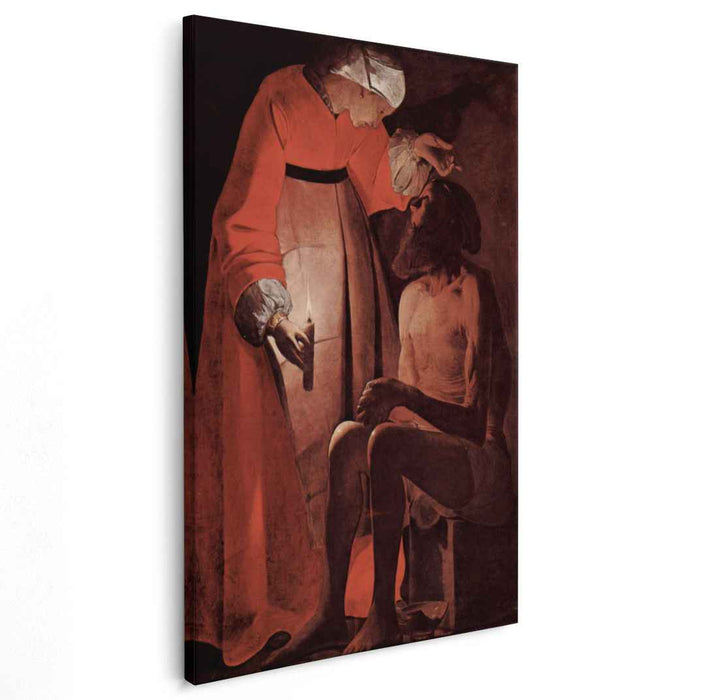 Job Mocked by His Wife (1635) by Georges de la Tour