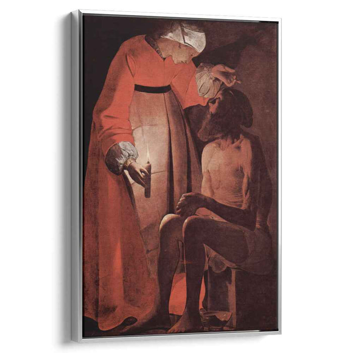 Job Mocked by His Wife (1635) by Georges de la Tour