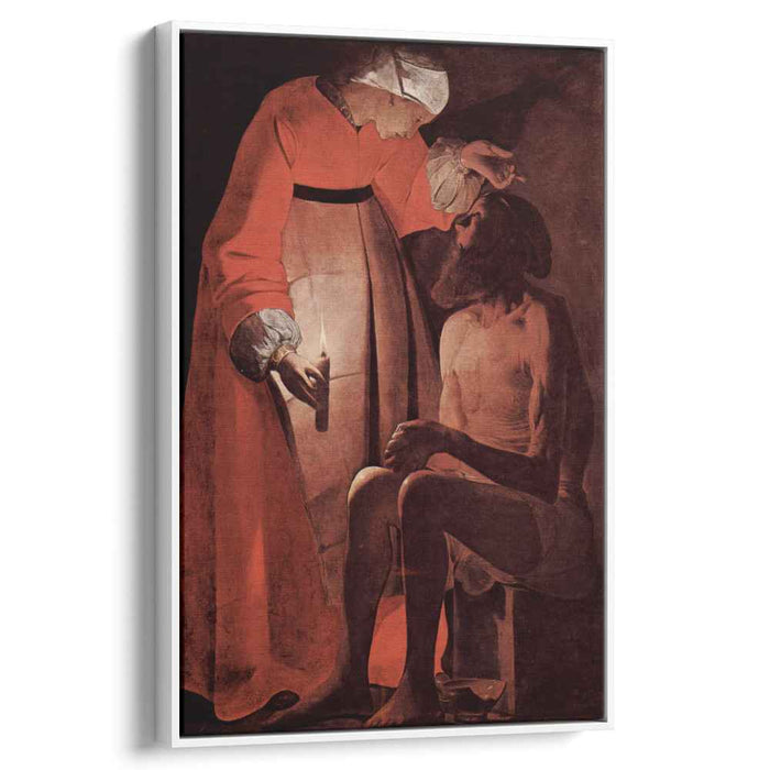 Job Mocked by His Wife (1635) by Georges de la Tour