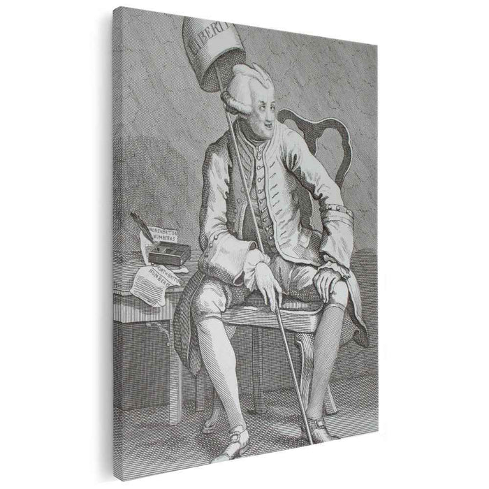 John Wilkes (1763) by William Hogarth