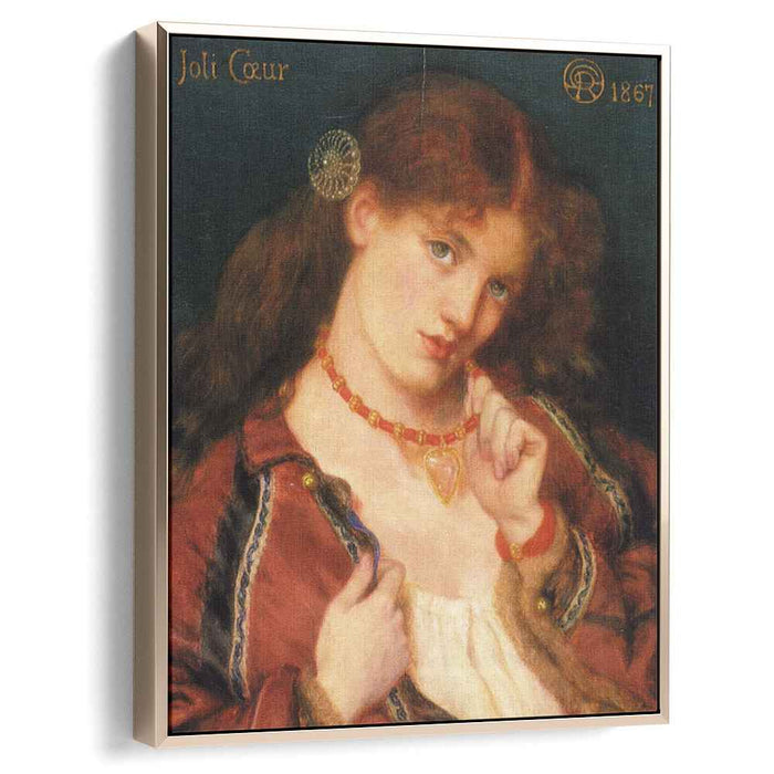 Joli Coeur (French for) (1867) by Dante Gabriel Rossetti