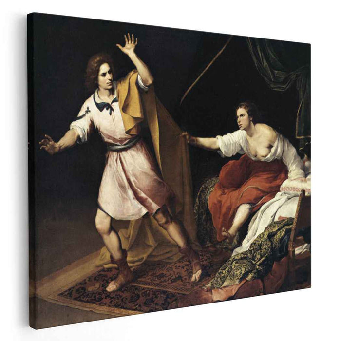 Joseph and Potiphar's Wife (1648) by Bartolome Esteban Murillo