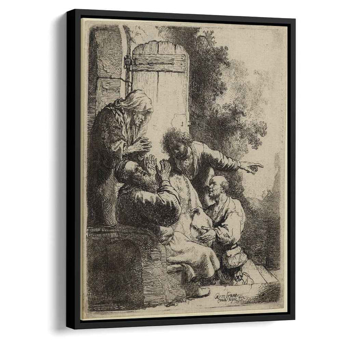 Joseph`s coat brought to Jacob (1633) by Rembrandt