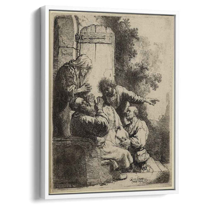 Joseph`s coat brought to Jacob (1633) by Rembrandt