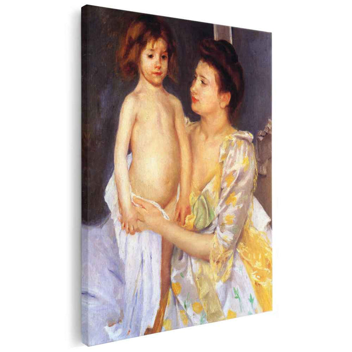Jules Being Dried by His Mother (1900) by Mary Cassatt