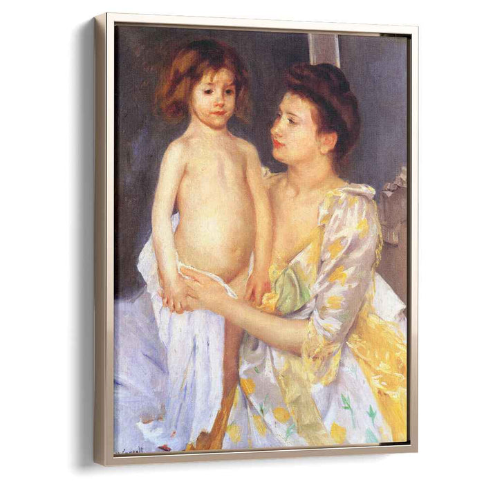 Jules Being Dried by His Mother (1900) by Mary Cassatt