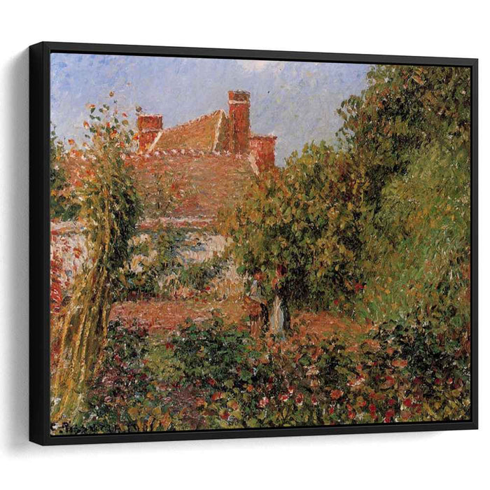 Kitchen Garden in Eragny, Afternoon by Camille Pissarro