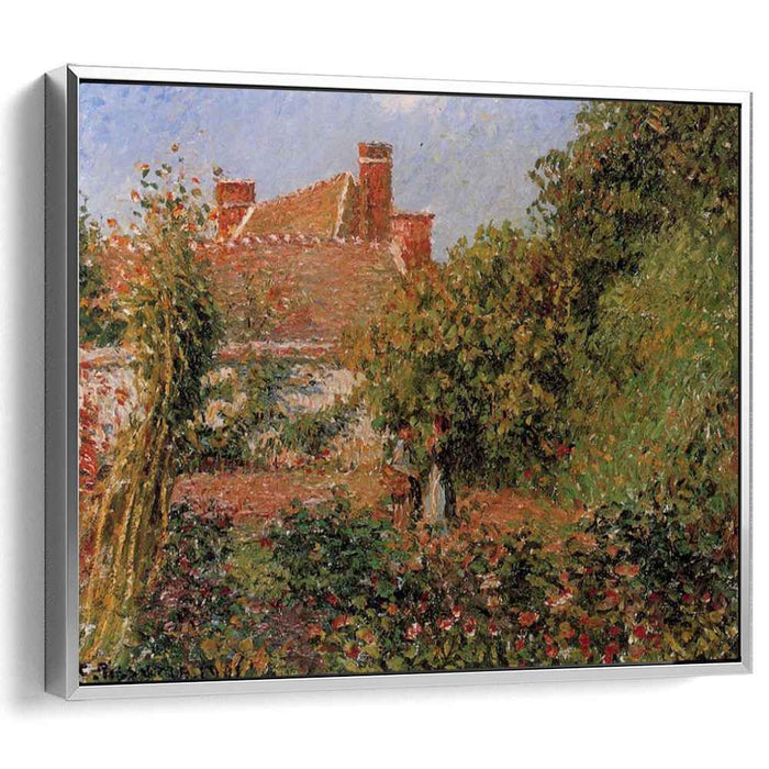 Kitchen Garden in Eragny, Afternoon by Camille Pissarro