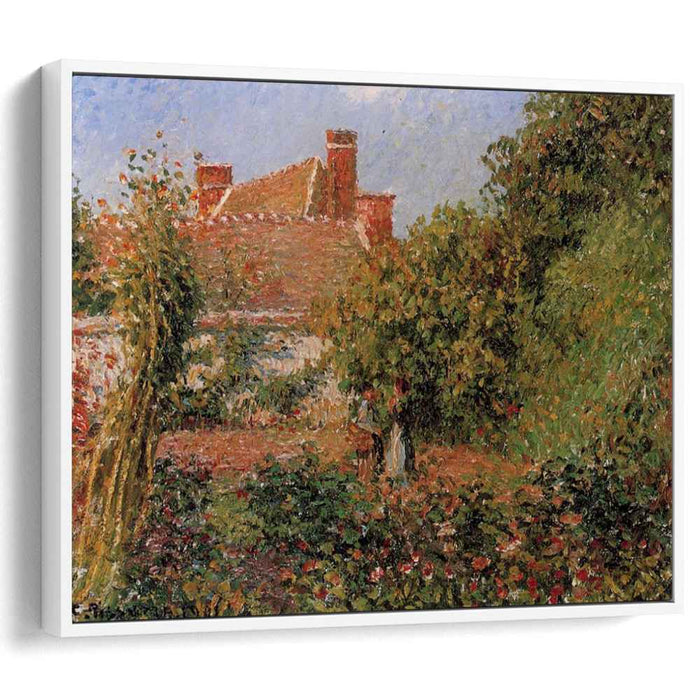 Kitchen Garden in Eragny, Afternoon by Camille Pissarro