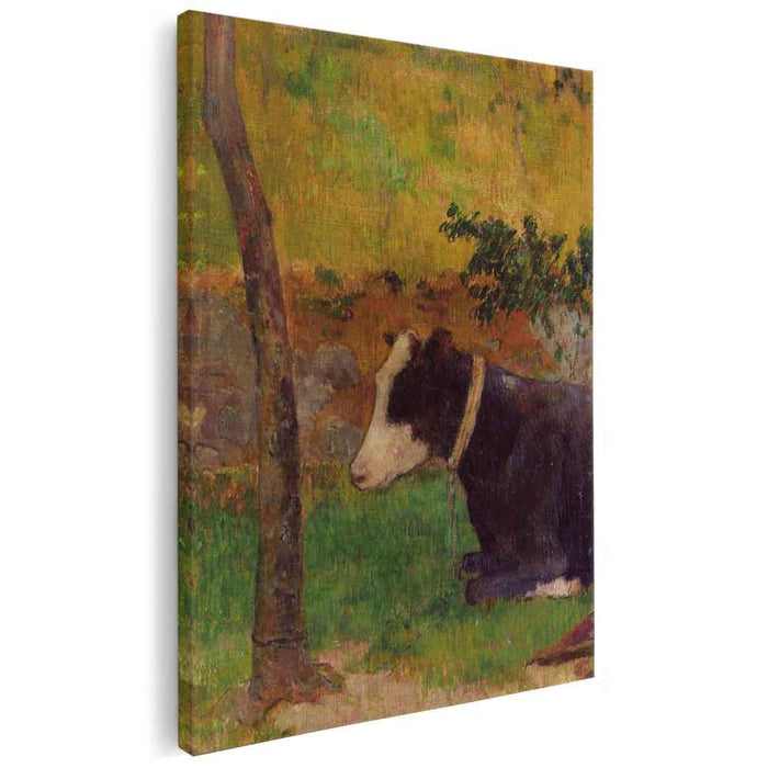 Kneeling cow (1888) by Paul Gauguin