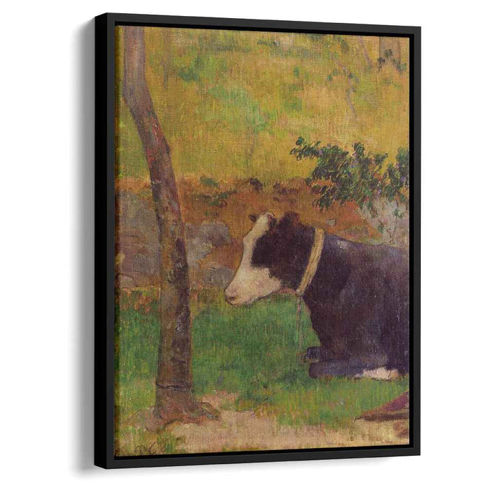 Kneeling cow (1888) by Paul Gauguin