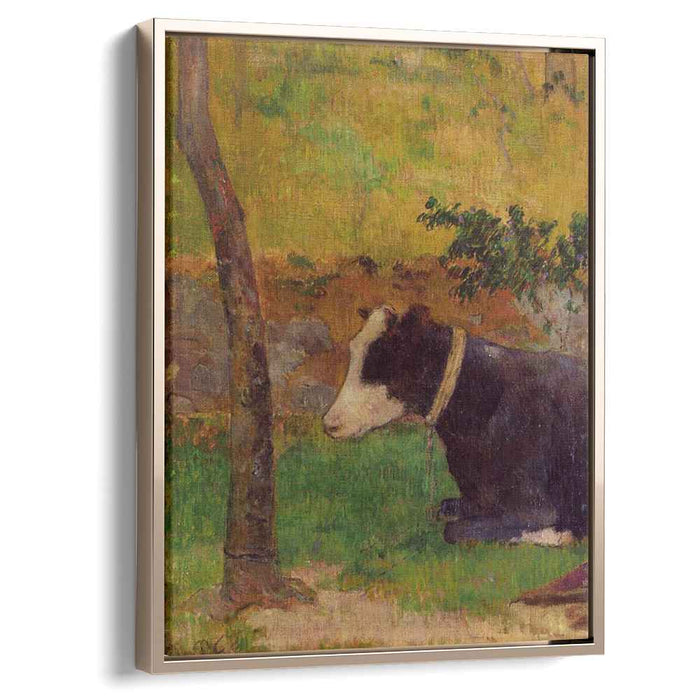 Kneeling cow (1888) by Paul Gauguin