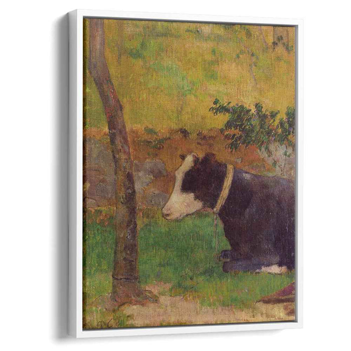 Kneeling cow (1888) by Paul Gauguin