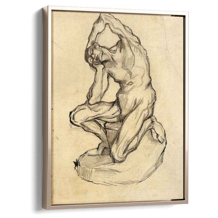 Kneeling Ecorche (1887) by Vincent van Gogh