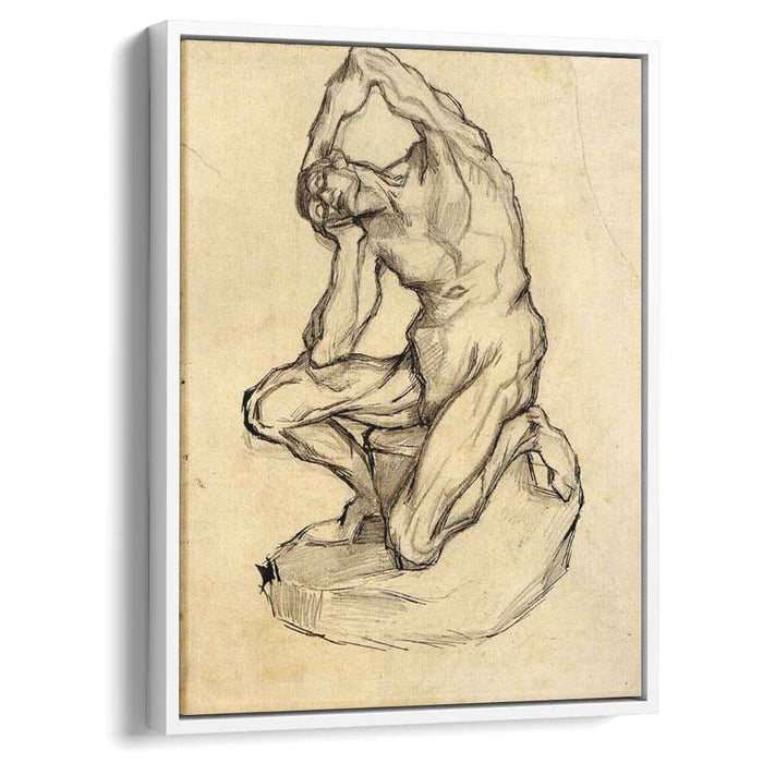 Kneeling Ecorche (1887) by Vincent van Gogh