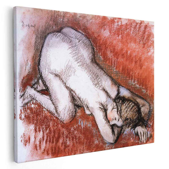 Kneeling Nude (1888) by Edgar Degas