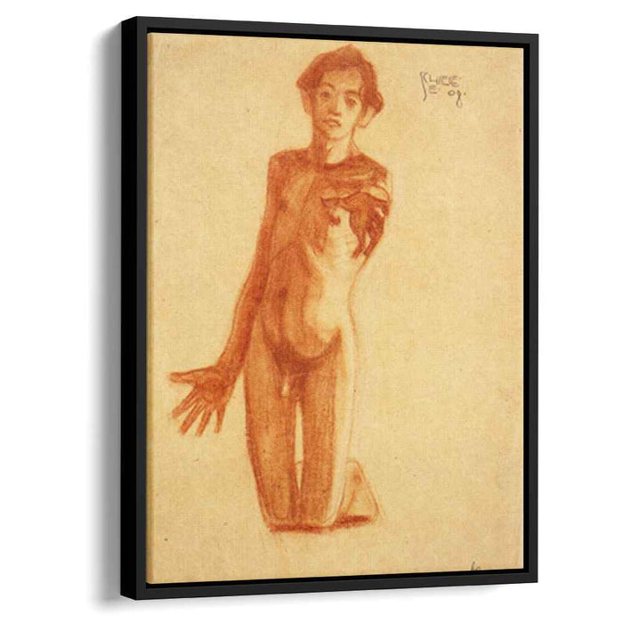 Kneeling Young Man (1908) by Egon Schiele