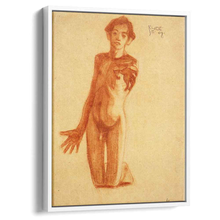 Kneeling Young Man (1908) by Egon Schiele