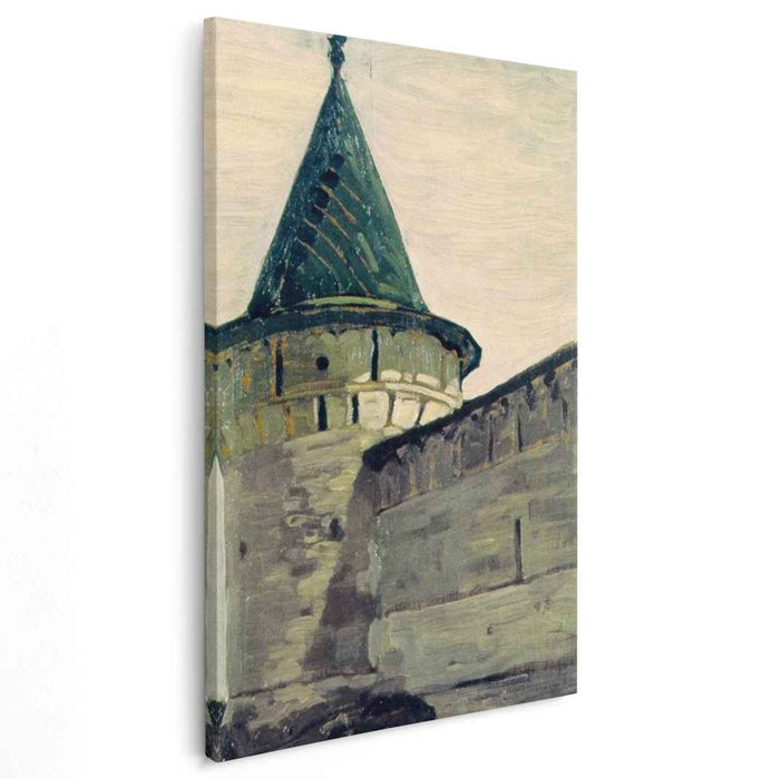 Kostroma. Belfry of Ipatievsky monastery. (1903) by Nicholas Roerich