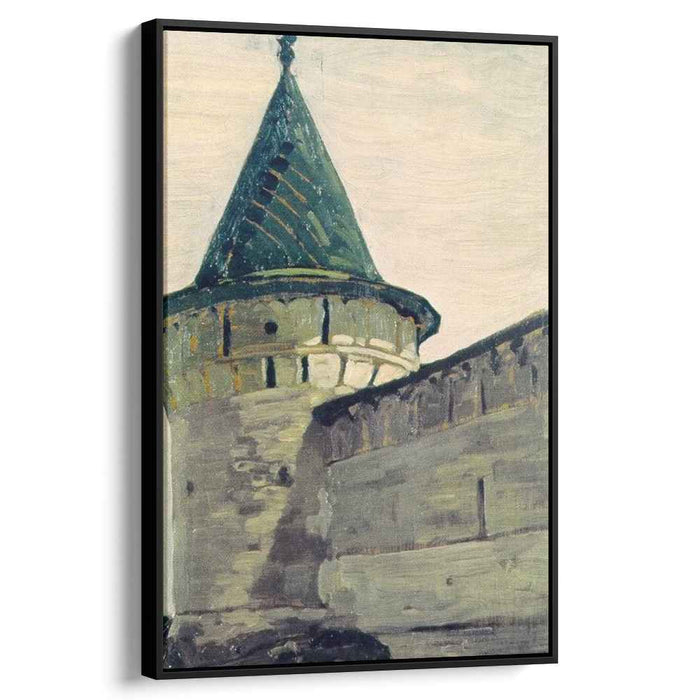 Kostroma. Belfry of Ipatievsky monastery. (1903) by Nicholas Roerich
