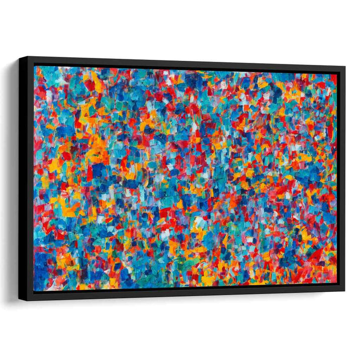 Bold Brushstroke Energy: Vibrant Abstract Expressionist Canvas Art