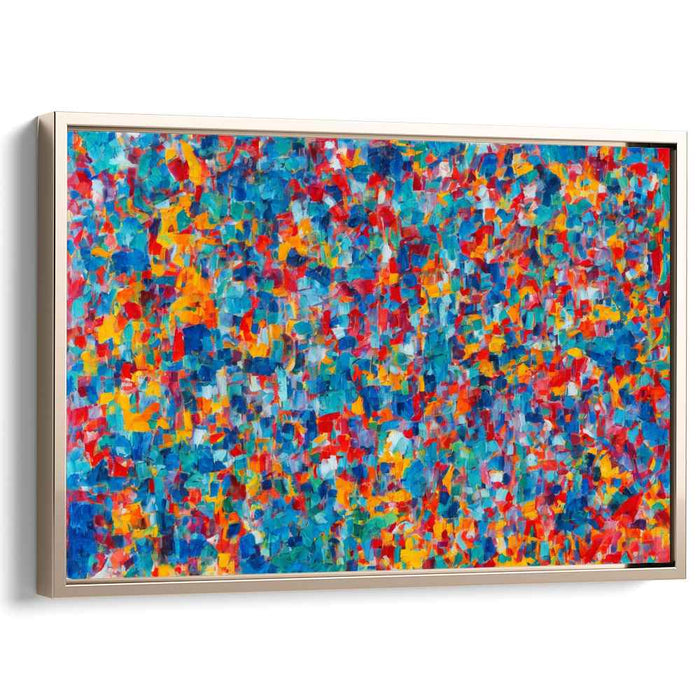 Bold Brushstroke Energy: Vibrant Abstract Expressionist Canvas Art