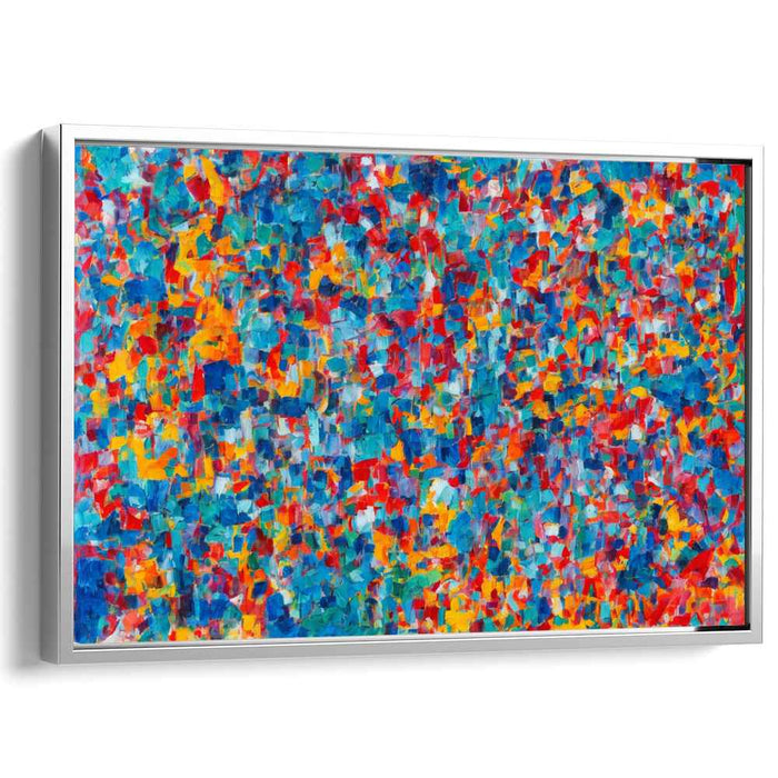 Bold Brushstroke Energy: Vibrant Abstract Expressionist Canvas Art