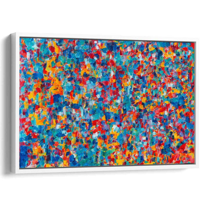 Bold Brushstroke Energy: Vibrant Abstract Expressionist Canvas Art