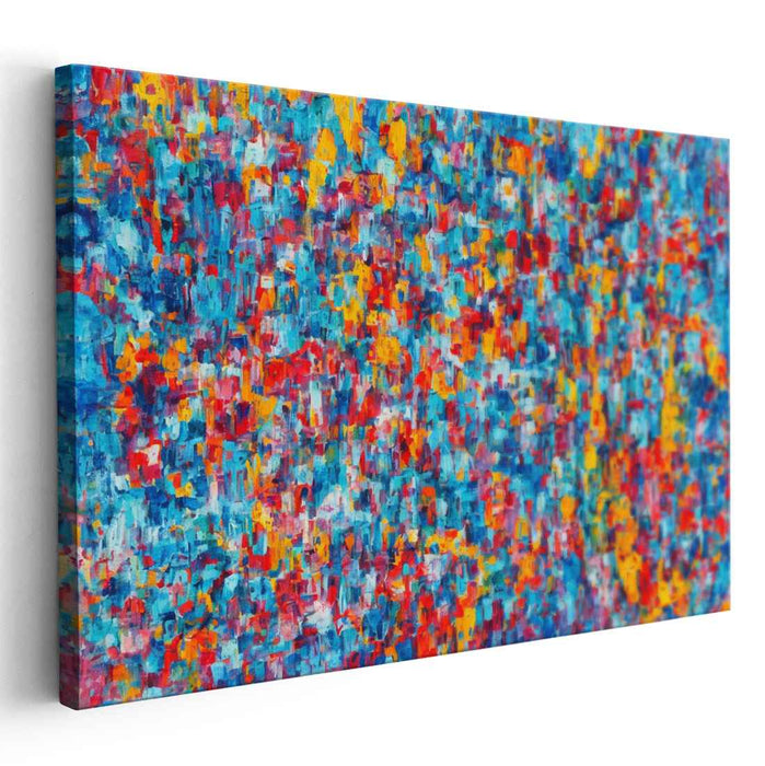 Energetic Soul Manifestation: Dynamic Abstract Expressionist Canvas Art
