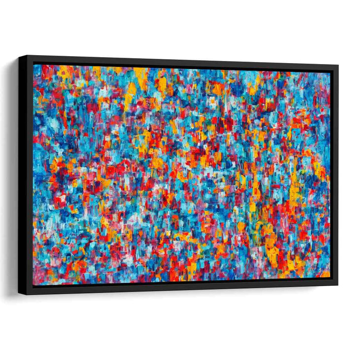 Energetic Soul Manifestation: Dynamic Abstract Expressionist Canvas Art