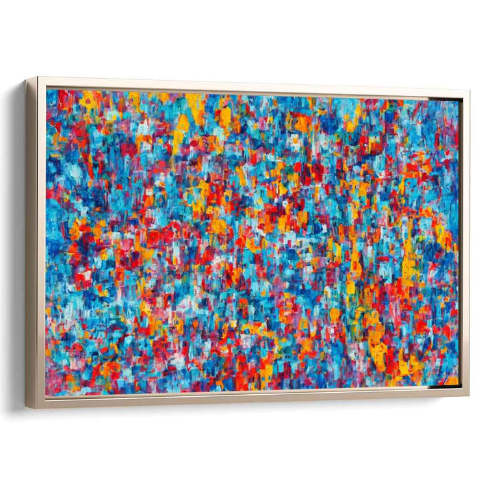Energetic Soul Manifestation: Dynamic Abstract Expressionist Canvas Art