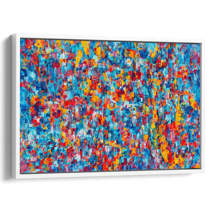 Energetic Soul Manifestation: Dynamic Abstract Expressionist Canvas Art