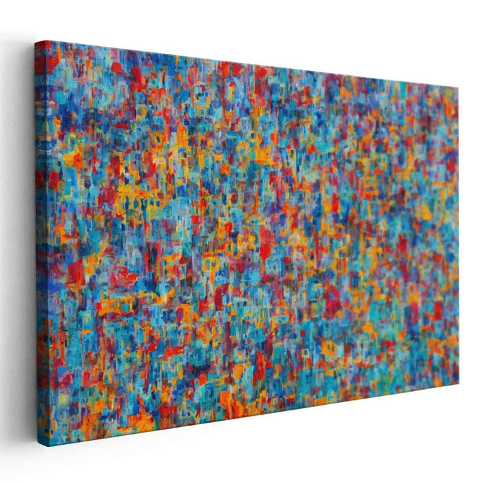 Spectrum of Dreams: Abstract Color Fusion Canvas Art