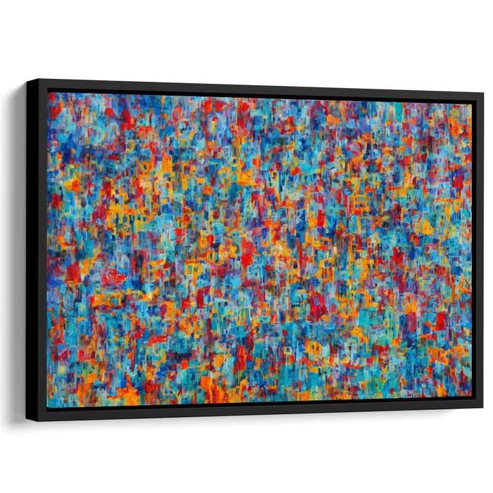 Spectrum of Dreams: Abstract Color Fusion Canvas Art