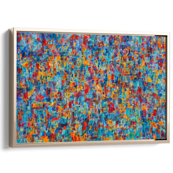 Spectrum of Dreams: Abstract Color Fusion Canvas Art